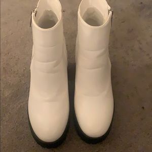 white booties